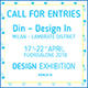 CALL FOR ENTRIES - Design For 2019